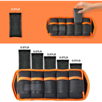 Poids de cheville réglables Moytei Sports Fitness avec logo personnalisé - Polyester/Nylon/Néoprène Unisexe pour usage domestique, entraînement, taille de poids personnalisée