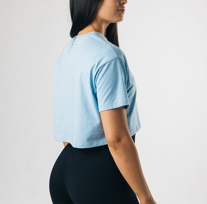 T-shirts Crop Top en Polyester Coton à Imprimés Personnalisés – Produit Populaire, Blocs de Couleurs, Excellente Qualité pour Femmes - Product Image 6