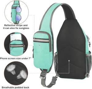 Wholesale Custom Crossbody <b>Sling</b> Shoulder Bags Unisex Casual Fashion Genuine Oxford Messenger Bag Nylon Waterproof OEM Service - Product Image 3