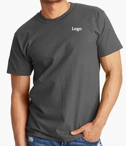 Fabricante Deportes Gimnasio Hight Elástico Slim Fit Impresión Lisa Transpirable Correr Personalizado Algodón Spandex Camiseta Camisetas para hombres - Product Image 6