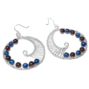 Pendientes de Luna Creciente beGems con Perla para Mujer, Joyería Romántica Hecha a Mano, Accesorio de Moda Elegante al por Mayor, Regalo - Product Image 3