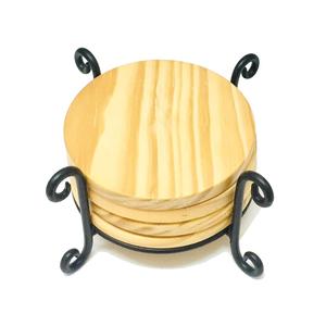 Vente chaude Noir Métal Coaster Holder & Stand Qualité Table Mat & Pad Décoration Article - Product Image 3