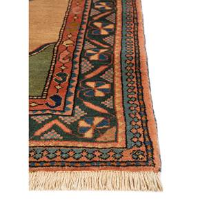 Tapis en laine noué à la main Aalam Gold Pae-5065, design floral classique, grand rectangle pour usage domestique - pour salon ou chambre à coucher - Product Image 4