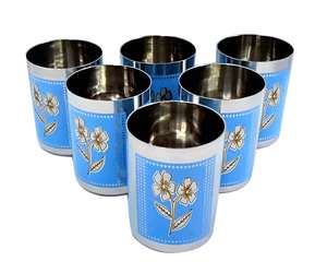 แก้วสเตนเลสพิมพ์ลาย4ชิ้นขนาดแตกต่างกัน - Product Image 3