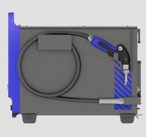 Équipement de nettoyage au laser pulsé industriel portable avec élimination automatique de la rouille, haute puissance, vitesse de 5 à 15 m/h - Product Image 2