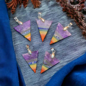 Colgante de 7 Chakras con precisión de calidad superior, de ágata Natural piedra preciosa, cristal, joyería de siete Chakras para hombres y mujeres - Product Image 4