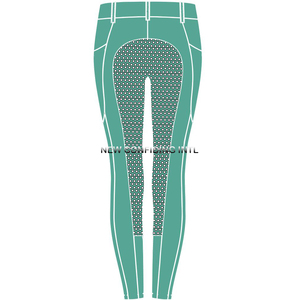 Équestre Tik Tok Leggings légers femmes collants d'équitation personnalisé genou poignée Patch de haute qualité siège complet impression silicone - Product Image 2