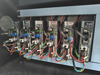 Potente herramienta de cuchilla oscilante tangencial eléctrica para plotter de corte CNC con cubierta de lona de PVC, MDF y acrílico