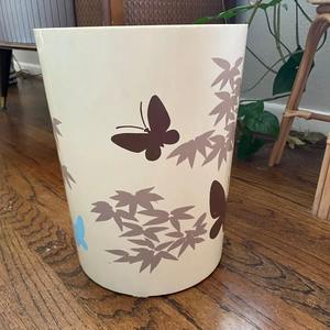 Metal <b>waste</b> <b>bin</b> With Beautiful Digital Printing with Brass Feet. - Product Image 2