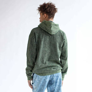 2024 nouveau surdimensionné cravate-teinture 100% coton pull à capuche décontracté vêtements de rue pour hommes hiver solide motif sweat mode en plein air - Product Image 3