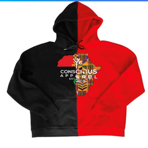 OEM Custom Unisex <b>2</b>-Toned Hoodie Polyester/Cotton Winter <b>Season</b> Digital Printing Plain Dyed Techniques Custom Color Combination - Product Image 1