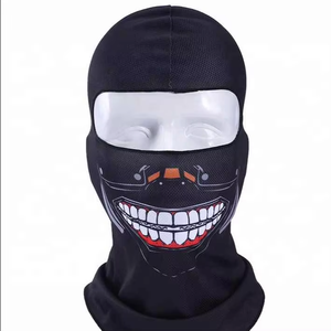 Pasamontañas para motocicleta estilo Y2K personalizado, protección transpirable contra el polvo, cubierta facial a prueba de viento para deportes, uso diario, imagen impresa - Product Image 1