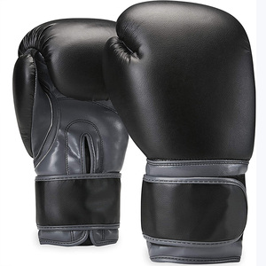 ถุงมือชกมวยสำหรับผู้ชายถุงมือฝึกหนังออกแบบโลโก้ได้ตามต้องการ - Product Image 1