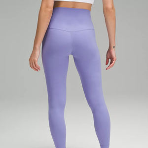 Gran oferta, pantalones de gimnasio personalizados para mujer, mallas de Yoga con cintura elástica transpirables de cintura alta de longitud completa, Spandex/poliéster - Product Image 3