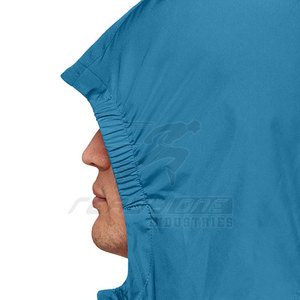 Veste d'entraînement légère pour homme avec capuche, doublure en mesh, ourlet réglable, séchage rapide, respirante et anti-bactérienne - Product Image 3