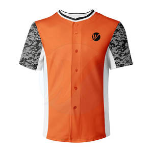 Camiseta de béisbol de poliéster 100% al por mayor diseño personalizable transpirable y opciones de talla grande servicio OEM disponible - Product Image 5
