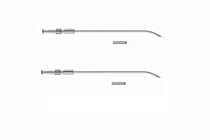Instruments chirurgicaux dentaires en acier inoxydable, diamètre 4 mm, longueur 210 mm, tube d'aspiration 12 Charr pour usage chirurgical - Product Image 2