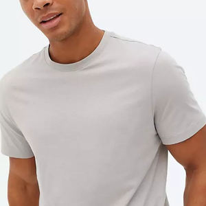 O Neck T Shirts <b>Cheap</b> Combed Cotton Custom Logo Loose <b>Tshirt</b> Wholesale Summer Clothes White Blank T Shirts for Men - Product Image 5