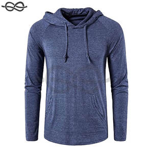 Mens <b>Gym</b> Workout Active Long Sleeve Pullover Lightweight <b>Hoodie</b> Casual Hooded Sweatshirt Exercise Running Outdoor basics - Product Image 4
