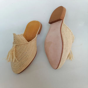Sandalias y Zapatillas de Rafia Hechas a Mano en Marruecos, Económicas y Ecológicas, Calzado Tejido para Hombre y Mujer, Venta al Por Mayor Directa de Fábrica - Product Image 3