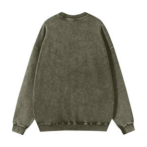 Camiseta Personalizada de Alta Calidad con Lavado Ácido Ecológico para Hombre, 100% Algodón, Camiseta Larga Holgada, Camiseta de Manga Larga con Lavado Ácido Personalizada - Product Image 3