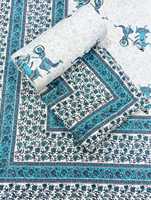 Couvertures 100% coton faites sur mesure de différentes tailles en motifs floraux et géométriques en pastel et couleurs vives pour la revente.