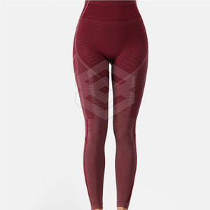 Conjunto Deportivo de 2 Piezas para Mujer, de Alta Calidad, Transpirable, de Secado Rápido, Cintura Elástica, Sin Costuras, Diseño Sólido, Tallas Grandes, para Yoga y Fitness - Product Image 2