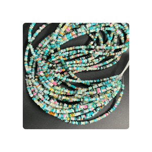 Qualité supérieure en vrac bricolage perles d'opale éthiopienne naturelle lisse 3mm 17 pouces brins couleurs mélangées pour la fabrication de bijoux - Product Image 5