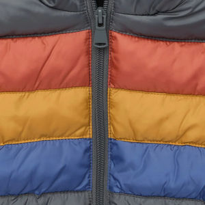 Veste matelassée premium pour homme d'hiver Logo personnalisé Motif de lettres sur le devant Respirant Coupe-vent Col montant Vêtement décontracté - Product Image 2