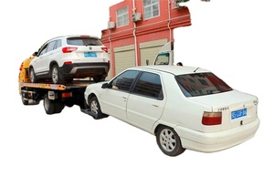 Used 4x2 Platform Rollback One Pull Two Wrecker 4 Tons <b>Flatbed</b> Towing <b>Truck</b> - Product Image 5