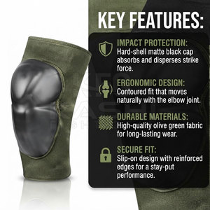 Genouillères de sport confortables, respirantes, légères, antidérapantes, faciles à ajuster pour la boxe, le kickboxing, les arts martiaux et l'entraînement sportif - Product Image 6