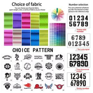 Venta al por mayor personalizable Vintage Color sólido baloncesto Jersey diseño juvenil baloncesto uniforme fútbol Jersey - Product Image 5