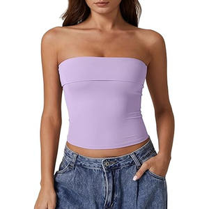 Débardeur en coton et polyester pour femmes Débardeur en coton pour vêtements de sport Tarif de gros OEM sur mesure 2025 fabriqué par Dressports - Product Image 1
