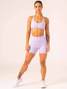 High Demand Lavender Custom Scrunch <b>Women</b> <b>Shorts</b> High Waisted <b>Shorts</b> For <b>Women</b> Breathable & <b>Sweat</b> Wicking Fitness Workout <b>Shorts</b> - Product Image 4