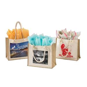 Grands sacs fourre-tout en jute personnalisés écologiques Sacs en jute naturels durables réutilisables et personnalisés pour le shopping tendance à vendre - Product Image 3