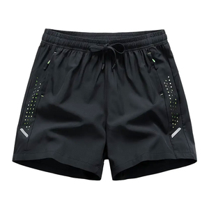 Pantalones Cortos Deportivos Personalizados con Logotipo, Cintura Media, Secado Rápido, para Gimnasio, Entrenamiento, Fitness, Deportes, Poliéster, Casuales para Hombre - Product Image 1