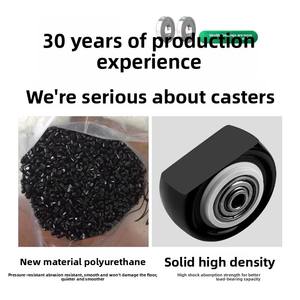 ล้ออเนกประสงค์, ล้อเลื่อน ล้อเลื่อนเงียบขนาด 1.5 <span class=keywords><strong>2</strong></span> 3 นิ้ว แบบอเนกประสงค์, ลูกกลิ้งนำทาง, รอกขนาดเล็กสำหรับรถเข็น - Product Image 4