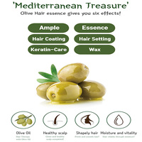 ASPASIA Esencia Capilar Lechosa de Oliva con Queratina PDRN Vegana OEM Coreana, Tratamiento Hidratante y Reparador del Cabello con Aceite de Argán y Aceite de Aguacate