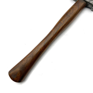 Martillo de Acero de Damasco Hecho a Mano de Lujo, Diseño Personalizado OEM, con Mango de Madera de Agarre Cómodo, Tamaño Personalizable - Product Image 4