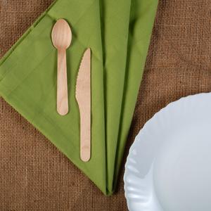 Juego de servilletas de satén de algodón 100%, de secado rápido toalla de lino, tejido blanco sólido para el hogar, hoteles, restaurantes, uso de cocina sostenible - Product Image 3