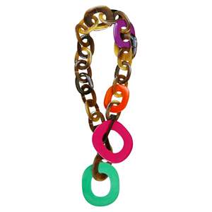 Collier corne de buffle religieux écologique fait à la main artisanat indien bijoux en corne de buffle d'eau de haute qualité Options personnalisables - Product Image 2