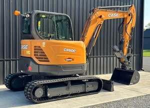 ENVÍO GRATUITO, MINI EXCAVADORA CASE CX60C DE 64 HP, CON CALEFACCIÓN/ARMAZÓN CLIMATIZADO/RADIO, CUBO DE 12/24/36/40 PULGADAS, APROBADO POR LA EPA Y LA CE, PULGAR HIDRÁULICO, PLC - Product Image 2