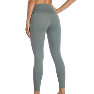Meilleure vente Leggings de yoga personnalisés pour femmes tricoté respirant taille serrée décontracté impression numérique de haute qualité - Product Image 3