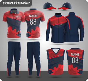 Camiseta de cricket Jersey y pantalones de color de contraste Uniforme con logotipo personalizado para adultos - Product Image 3