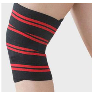 Bandages élastiques personnalisés pour les genoux en néoprène super lourd unisexe - Product Image 4