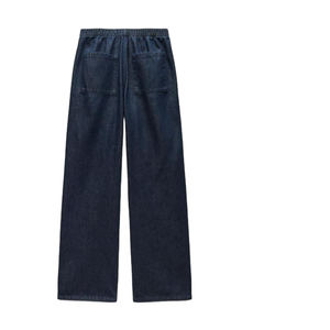 Meilleures ventes de pantalons en coton à rayures noires pour femmes, légers avec poches latérales pour le voyage, disponibles dans des tailles personnalisées - Product Image 5