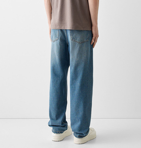 ผู้ผลิตกางเกงยีนส์เดนิมผู้ชายคุณภาพสูง ดีไซน์ทันสมัย ทรงเข้ารูป กางเกงยีนส์สั่งตัด รุ่นใหม่ล่าสุด ขายดีที่สุด กางเกงยีนส์เดนิมผู้ชาย - Product Image 5