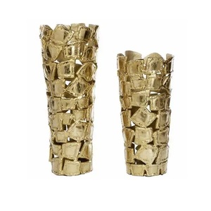 modern luxury Aluminum Flower <b>Vases</b> Antique Finishing Flower <b>Vases</b> With Handmade Decoration At Affordable Price in INDIA - Product Image 1