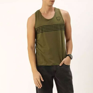 Camiseta Deportiva de Algodón de Alta Calidad, Estilo Musculoso, de Dos Tonos, Sin Mangas, para Hombre, Talla Personalizada XL, para Fisicoculturismo y Running - Product Image 6