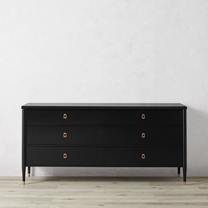 Commode en bois moderne et exclusive de couleur noire pour la maison et l'hôtel Pack de sécurité des meubles de chambre à coucher - Product Image 1